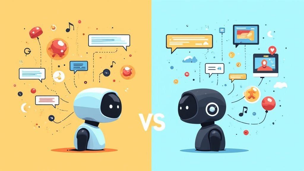 Cover Image for Large Language Models vs Generative AI in 2024