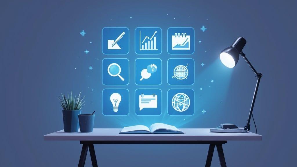 Cover Image for Top 12 AI Tools for Content Marketing in 2025